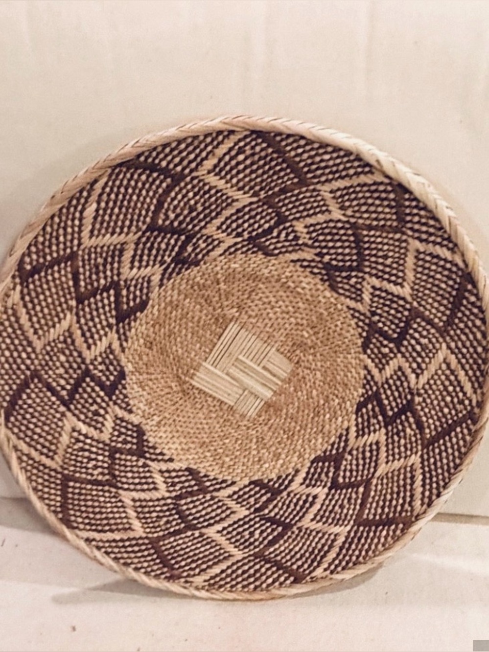 NEW Africa Woven Basket. Made by the Binga people of Zambia/Zimbabwe